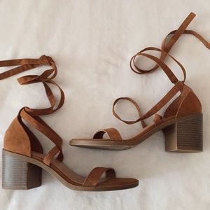 Lace up sandals